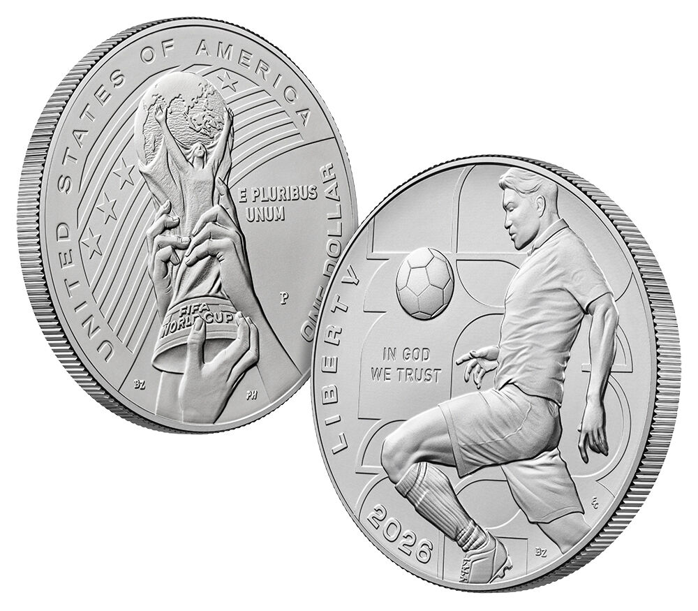 FIFA World Cup 2026™ Uncirculated Silver Dollar | U.S. Mint